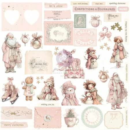 Prima Marketing - Die cuts "Recuerdos escarchados" - Christmas Blush de Frank García