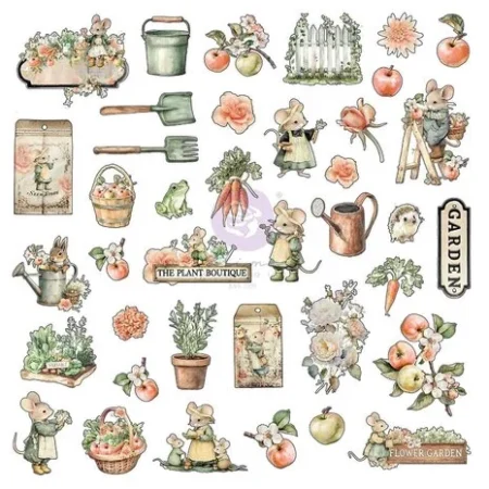 Prima Marketing - Homegrown Ephemera (78pcs) by The 3 Girls Tale