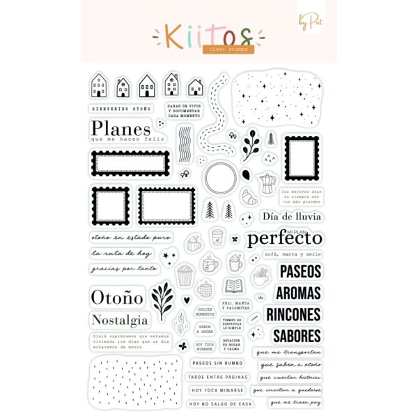 SCRAP BY PAT - Set de sellos Kiitos