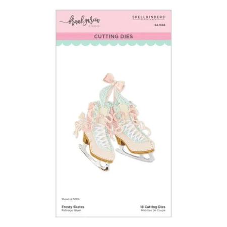 Spellbinders - Christmas Blush Etched Frosty Skates by Frank Garcia