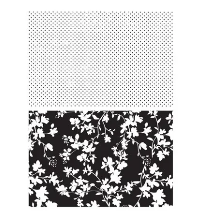 Stampers Anonymous – Dots & Floral Tim Holtz Cling Stamps