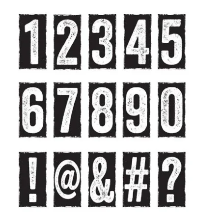 Stampers Anonymous – Number Blocks Tim Holtz Cling Stamps