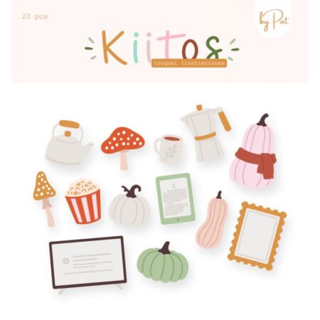 SCRAP BY PAT - Troquel Troquel ilustraciones Kiitos