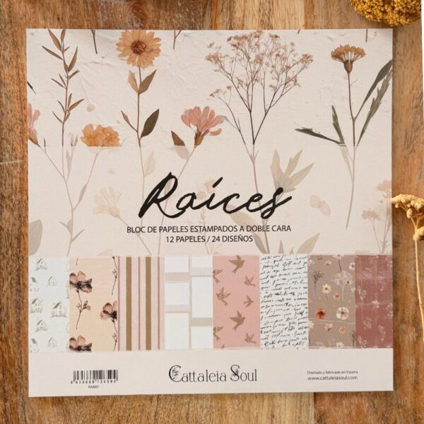 My Lovely Journal -   Kit 12 papeles estampados a DOBLE cara – RAICES