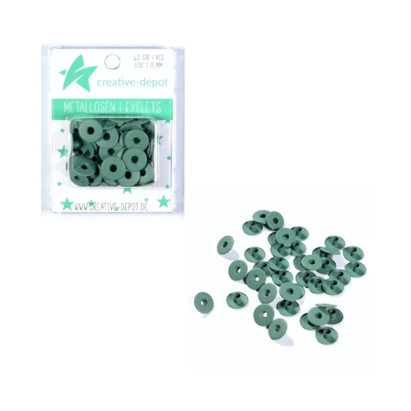 Creative Depot - Eyelets - Moos - Matt - 13 mm