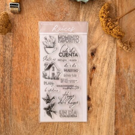 My Lovely Journal -  Sello acrílico 11x21cm Rutina – RAICES