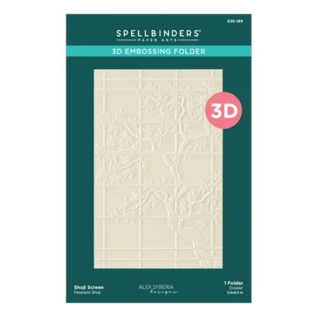 Spellbinders - Carpeta de relieve Shoji Screen3D de Alex Syberia