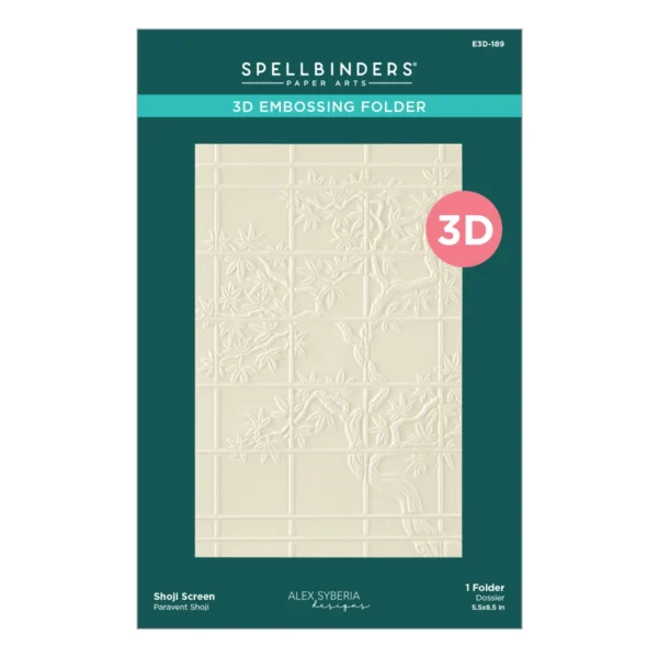 Spellbinders - Carpeta de relieve Shoji Screen3D de Alex Syberia