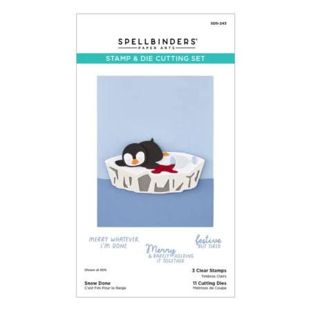 Spellbinders - Set de sellos y troqueles Snow Done