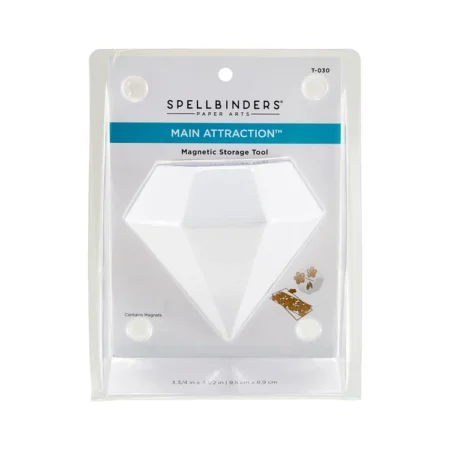 Spellbinders - Herramienta Imán de Atracción Principal - Blanco