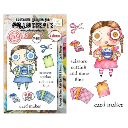 Aall and Create - Creative Types A7 Stamp Sets Card Maker by Janet Klein