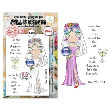 Aall and Create - Creative Types A7 Stamp Sets Runaway Bride Dee by Janet Klein
