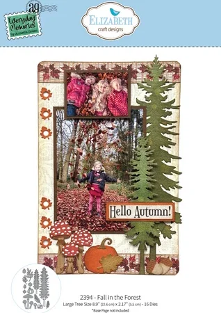 Elizabeth Craft Designs - Comfy Cozy Die Fall in the Forest by Everyday Memories