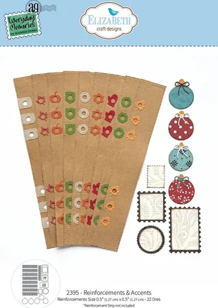 Elizabeth Craft Designs - Comfy Cozy Die Reinforcements & Accents by Everyday Memories