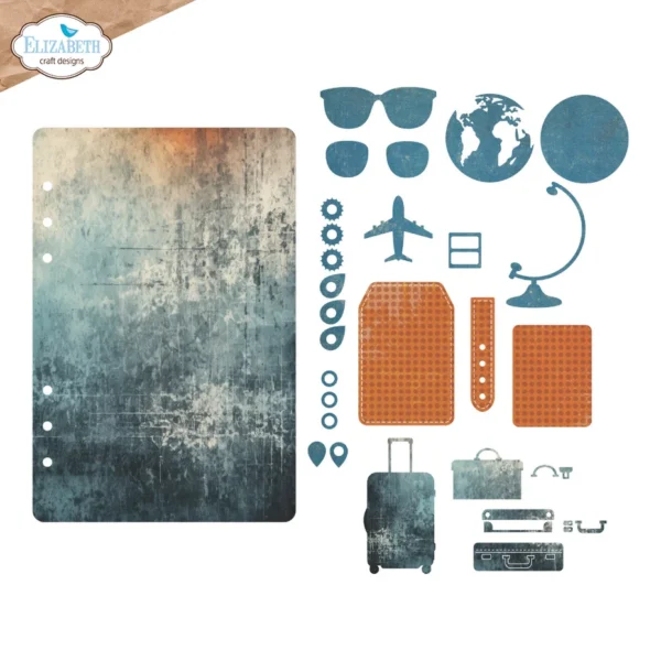 Elizabeth Craft Designs -Rest & Relaxation Die Rounded Travel Page by Everyday Memories