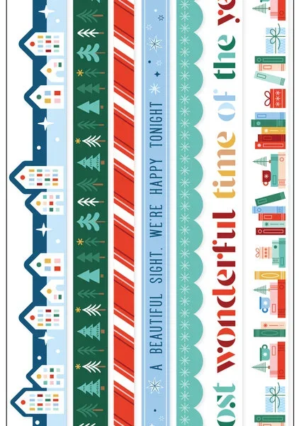 Pinkfresh Studio - Die cuts Frame bordes - Festive Fun - Geralyn Sy