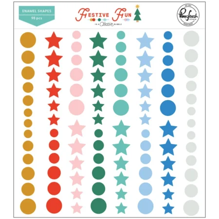Pinkfresh Studio - Enamels dots - Festive Fun - Geralyn Sy
