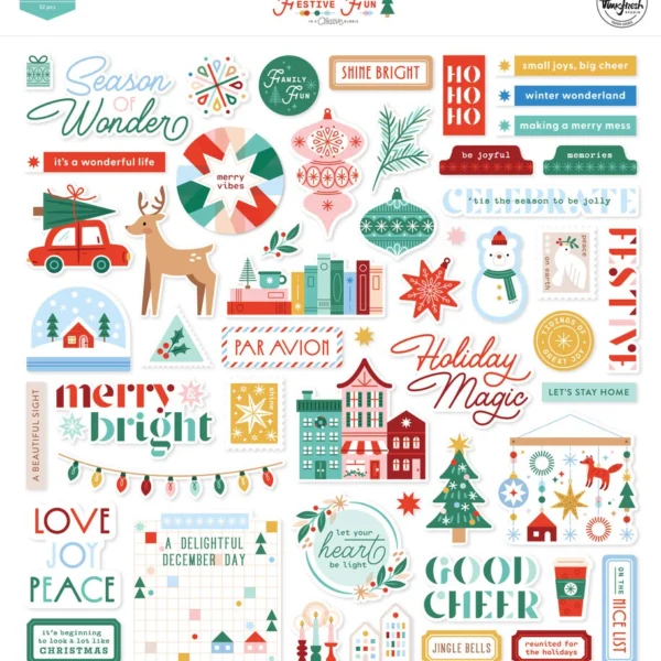 Pinkfresh Studio - Ephemera - Festive Fun - Geralyn Sy