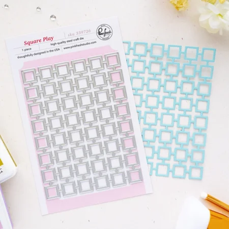 Pinkfresh Studio - Troquel Juego de dados cuadrados con cubierta - The Simple Things