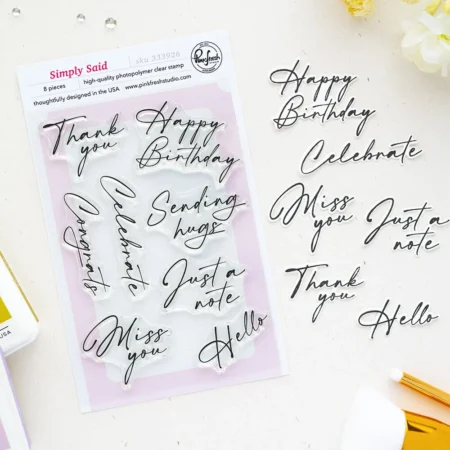 Pinkfresh Studio - Sello "Cosas sencillas" de Kaitlin Sheaffer