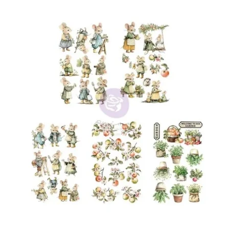 Prima Marketing - Homegrown  Stickers (5pcs) by The 3 Girls Tale