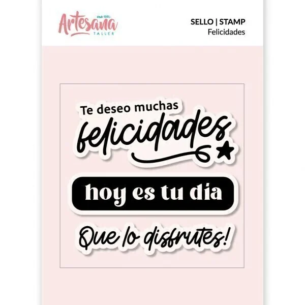 Artesana Taller - Sello Felicidades