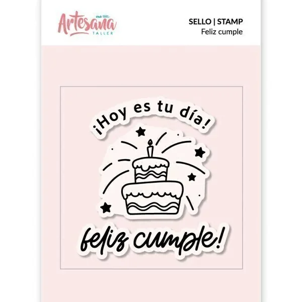 Artesana Taller - Sello Feliz cumple