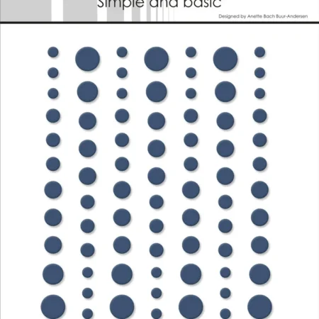 Simple and Basic - Matte Enamel Dots Navy