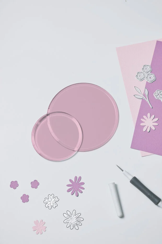 Sizzix - Circular Cutting Pads Ø3 1/2 "/Ø5" Lilac (2pcs) - Imagen 2