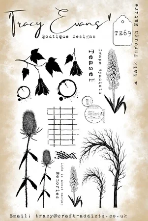 Tracy Evans - A Walk Through Nature A5 Stamp