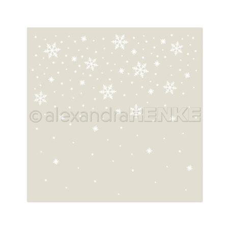 alexandra RENKE - Plantilla 'Copos de nieve cayendo'