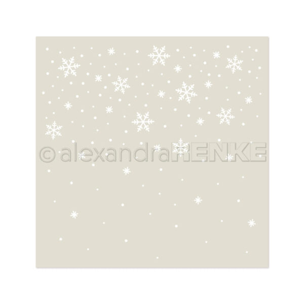 alexandra RENKE - Plantilla 'Copos de nieve cayendo'